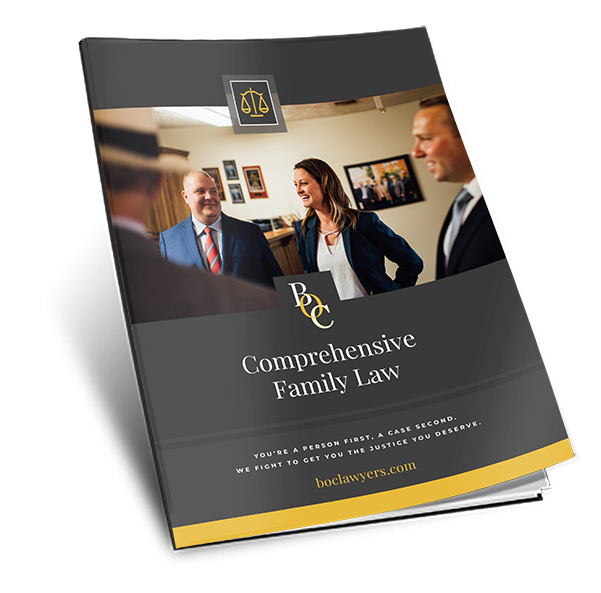 A Mockup of the BOC Lawyers Comprehensive Family Law Ebook