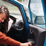 woman hurt in an car accident